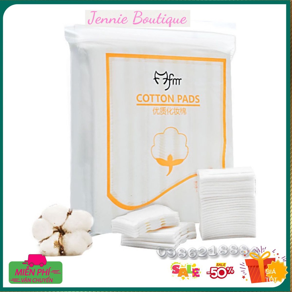 Bông tẩy trang 3 lớp Cotton Pads túi 222 miếng CPM1