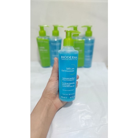Sữa rửa mặt dạng gel Bioderma, 200ml - Cam kết hàng chính hãng