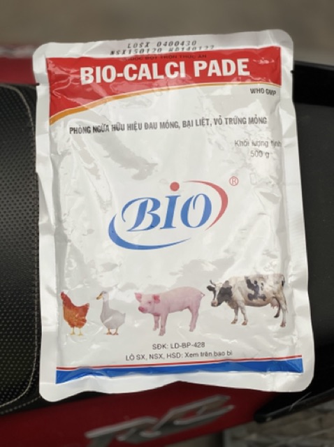 500G | BIO-CALCI PADE bổ sung canxi cho vật nuôi