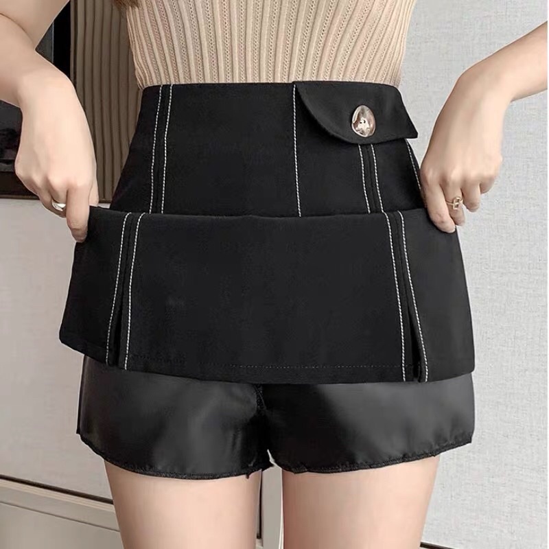 [sp moi]Chân váy ngắn chư~A nữ chỉ nổi xẻ cách điệu