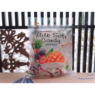 Kẹo dẻo thập cẩm Milk Soft Candy gói 320gram