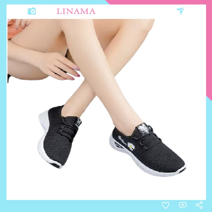Giày thể thao nữ êm chân giá rẻ kiểu dáng cơ bản LN06