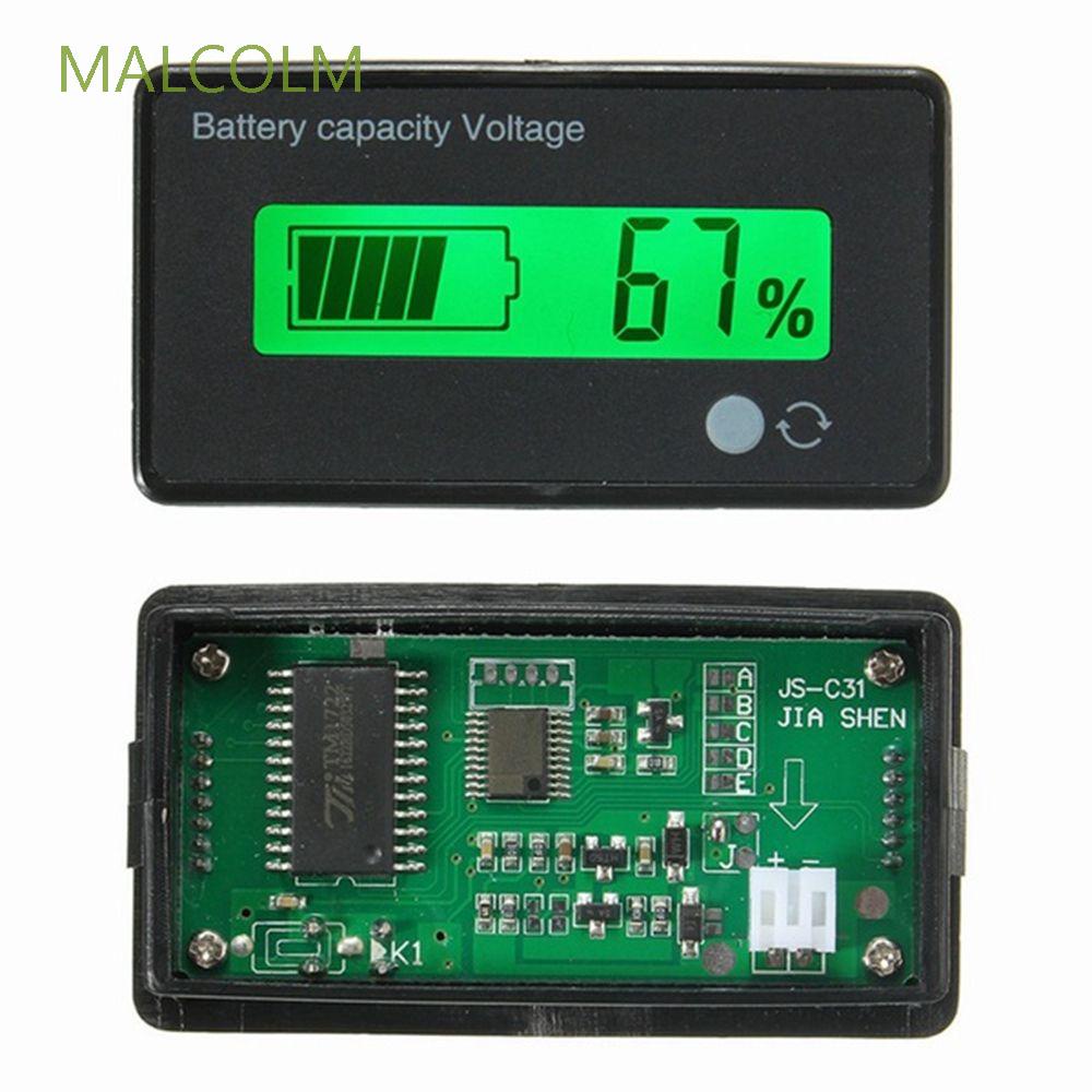 Máy Đo Dung Lượng Pin 12 / 24 / 36v / 48v Màn Hình Lcd Kỹ Thuật Số Nhiều Màu Sắc Kèm Dây Cáp Lead-Acid