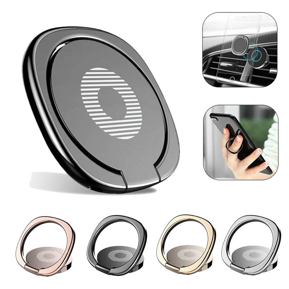 Iring Móc dán lưng điện thoại ring Phone hình vuông vân tròn giữ làm giá đỡ lưng điện thoại phong cách Phặn Phặn | BigBuy360 - bigbuy360.vn