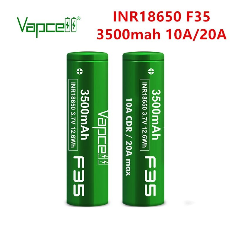 [P64] Pin sạc 18650 Vapcell F35 3500mah 10A /20A li-ion 3.7V