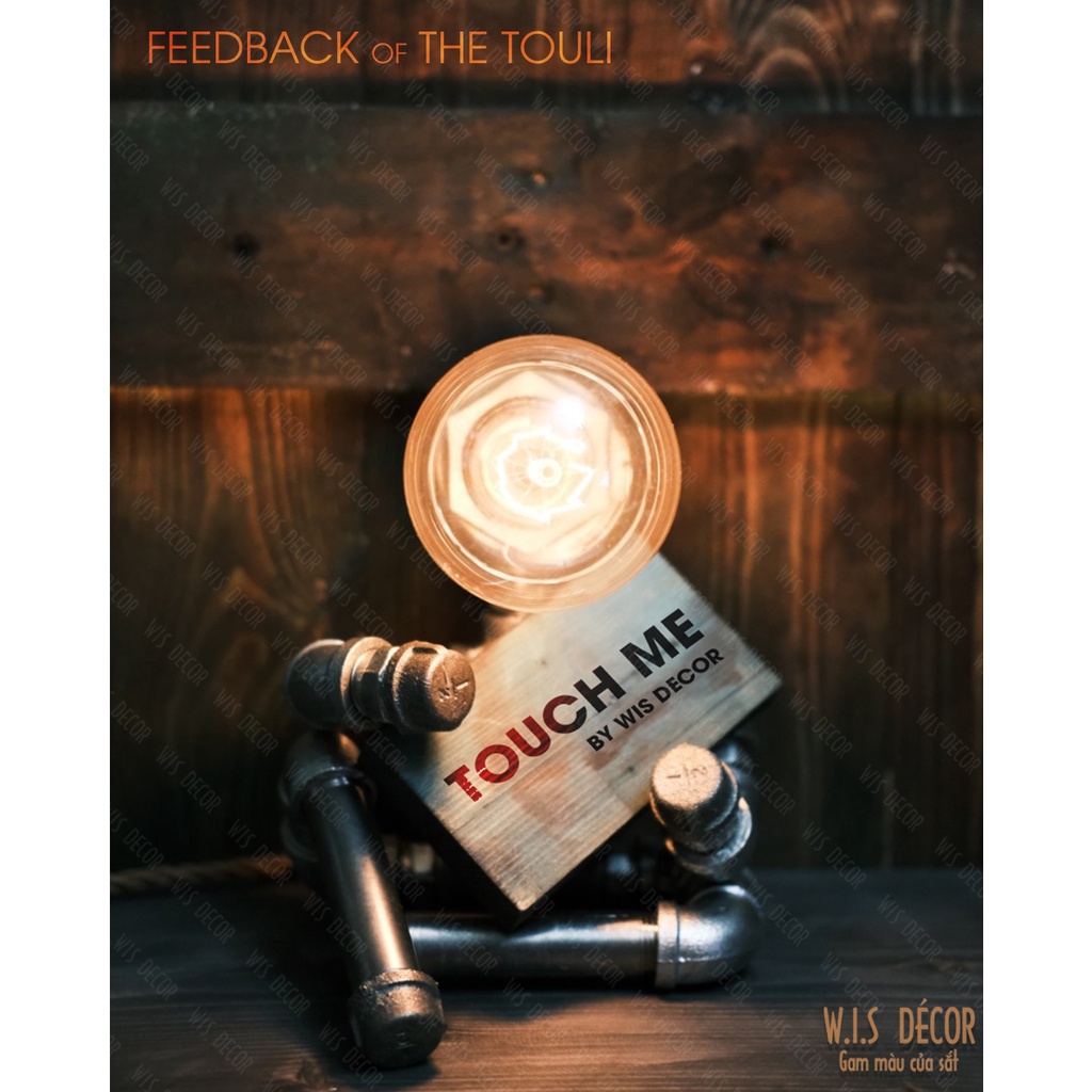 Đèn Decor - Đèn Ống Nước Trang Trí Bóng Sợi Đốt Edison - The TouLi