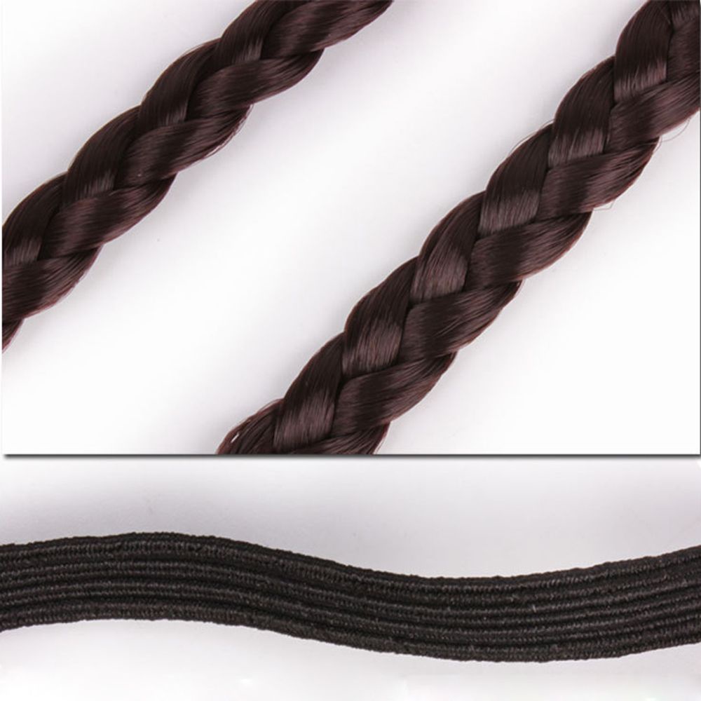 Băng đô tóc giả bện sợi tổng hợp co giãn thời trang cổ điển cho nữ TAYLOR1