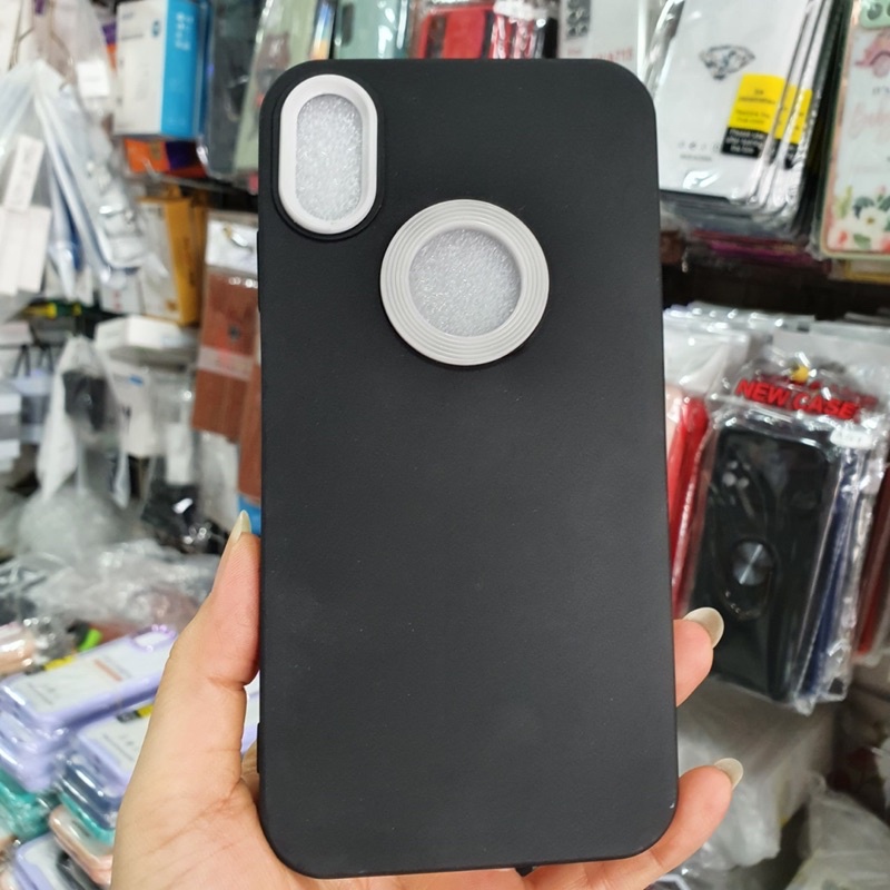 Ốp 6plus,7plus/8plus, X/Xs, Xsmax, ip11 6.1, 11pro, 11promax, 13promax dẻo màu có độ hơi nhám,viền màu bảo vệ camera.