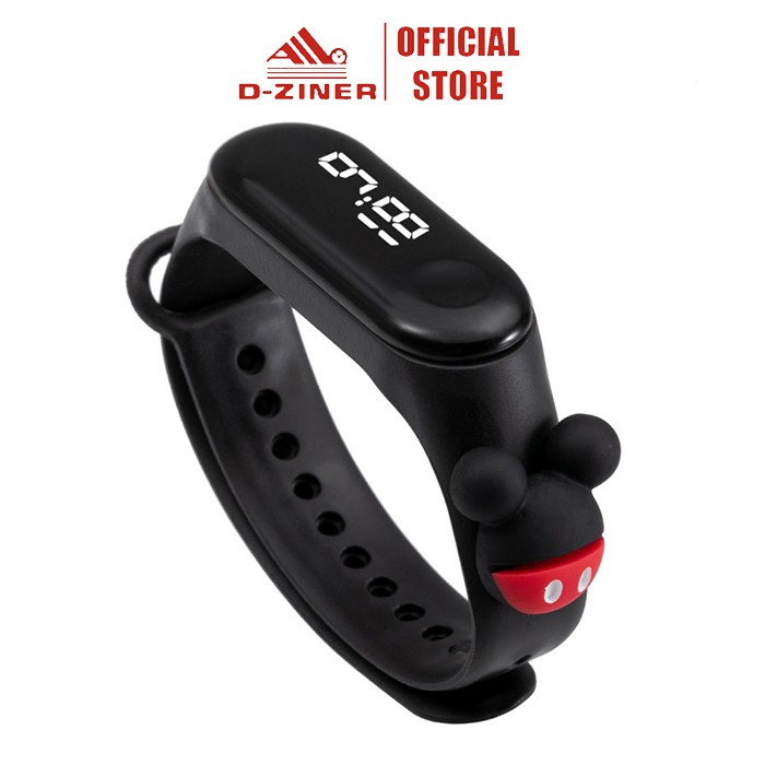 Đồng Hồ Điện Tử Led D-ZINER Chính Hãng L21 Nam Nữ Cho Bé Yêu Chống Nước Sinh Hoạt - L
