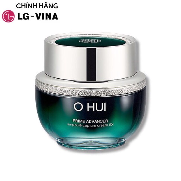 Kem mặt dưỡng lão hóa Ohui Prime Advance Ampoule Capture Cream 50ml - Ngọc Linh