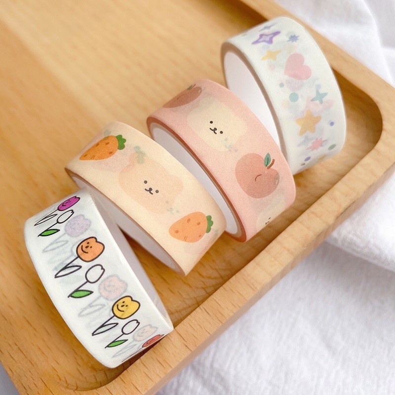 1 cuộn Washi tape kiểu Hàn