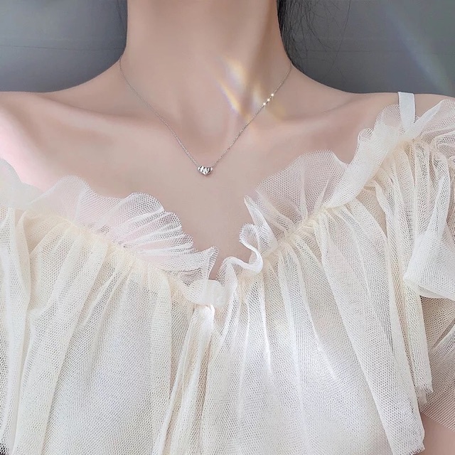 (TRANG SỨC BẠC) Dây chuyền bạc trái tim nhỏ - T06