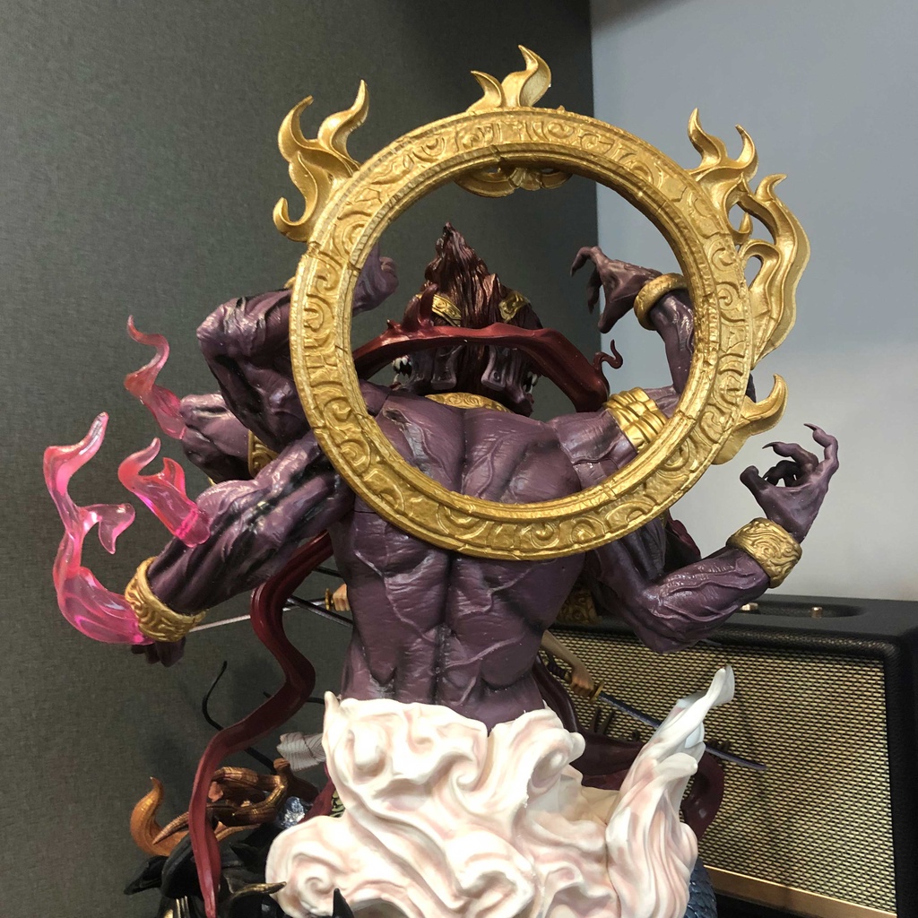 Mô hình Zoro Quỷ thần Asura Kyutoryu chín kiếm ba đầu 52 cm