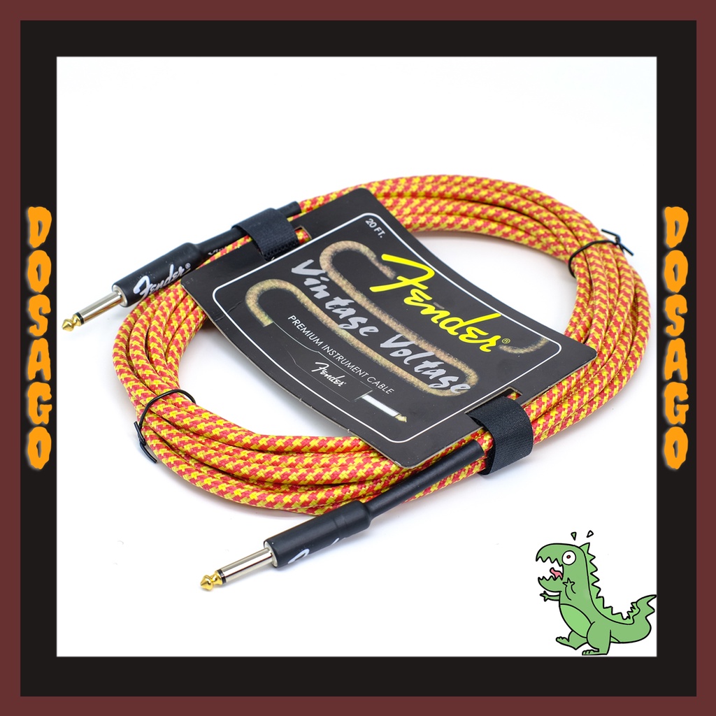 Dây Line Jack Guitar 6 ly Fender dài 3 Mét và 6 Mét