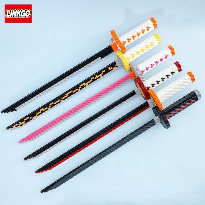 Mô Hình Lego Kiếm Đồ Chơi Katana Linkgo, Lego One Piece trong One Piece Đảo Hải Tặc, Đồ Chơi Lắp Ráp rèn trí thông minh.