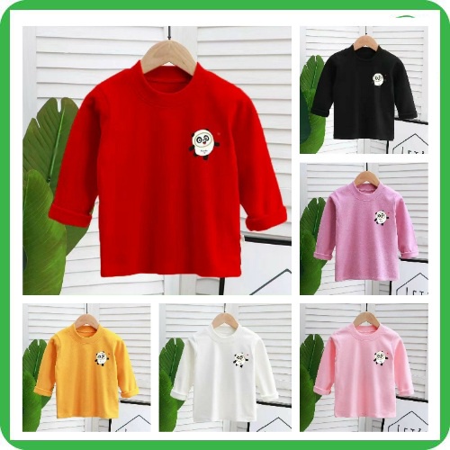 Áo Giữ Nhiệt Dài tay Nỉ Nhung Quảng Châu Cho Bé 1-8 tuổi