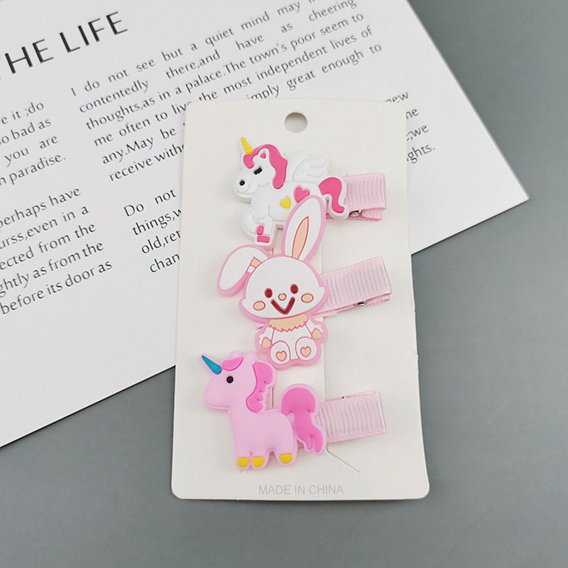 Set 3 Kẹp Tóc Cầu Vồng Dễ Thương Cho Bé Gái