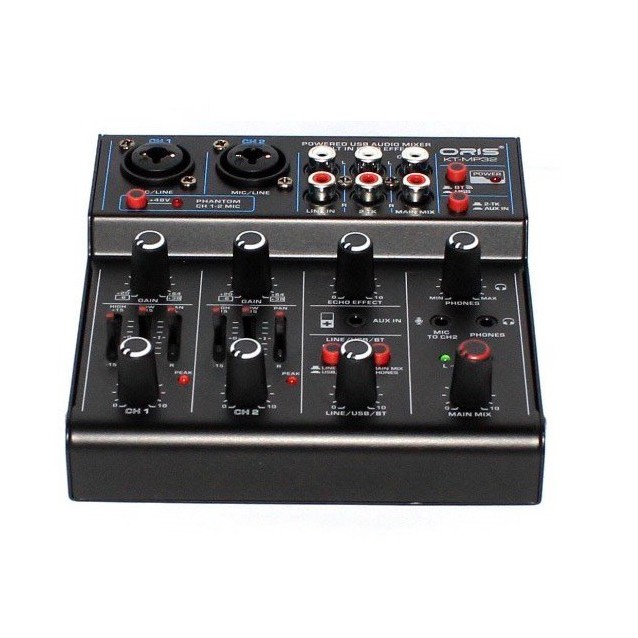 Bàn Mixer mini live stream Oris KT-MP32 có Bluetooth