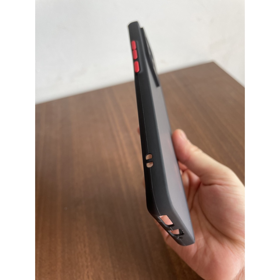 Ốp lưng nhám cho Xiaomi Redmi 12 / 12X / 12S/ 12 Pro/ 12S Pro viền dẻo, lưng chống bán vân tay