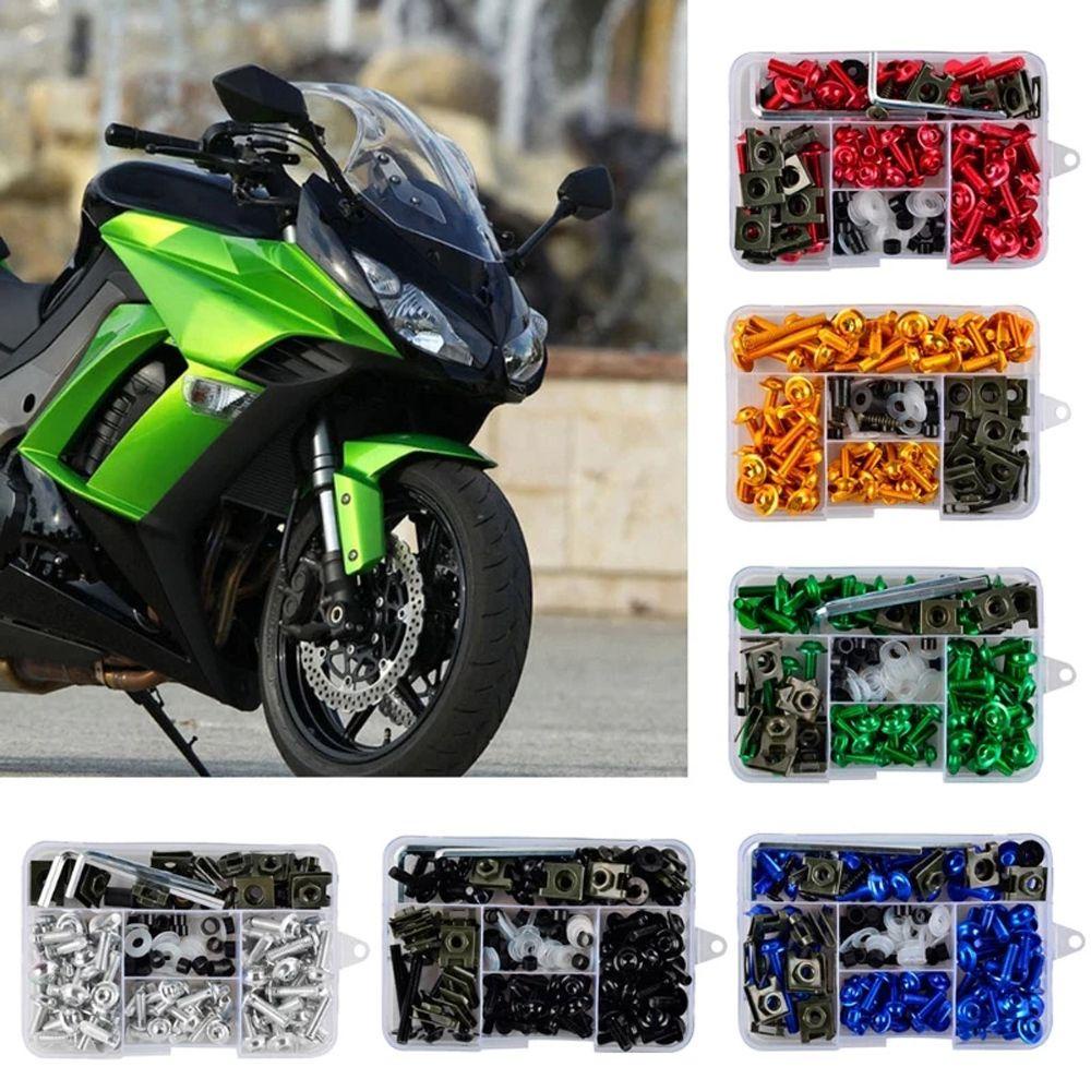 Bộ 177 Đinh Vít M6 M5 Bằng Hợp Kim Nhôm CNC Chuyên Dụng Cho Xe Mô Tô