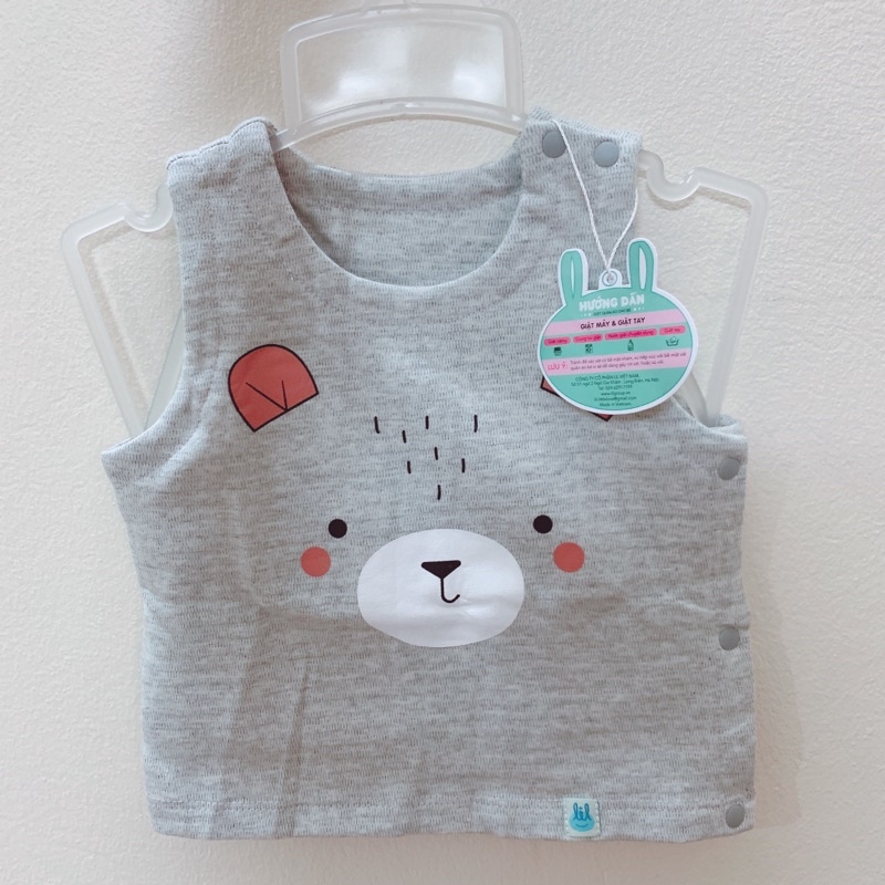 ÁO GILE CÚC SƯỜN LITTLE LOVE CHẤT COTTON NHUNG MỀM ẤM