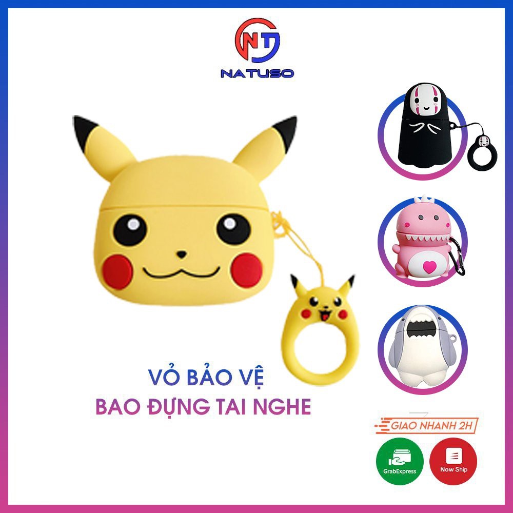 Case vỏ bao airpods đựng tai nghe không dây airpods 1,2. i11 i12 i18 i100 ...