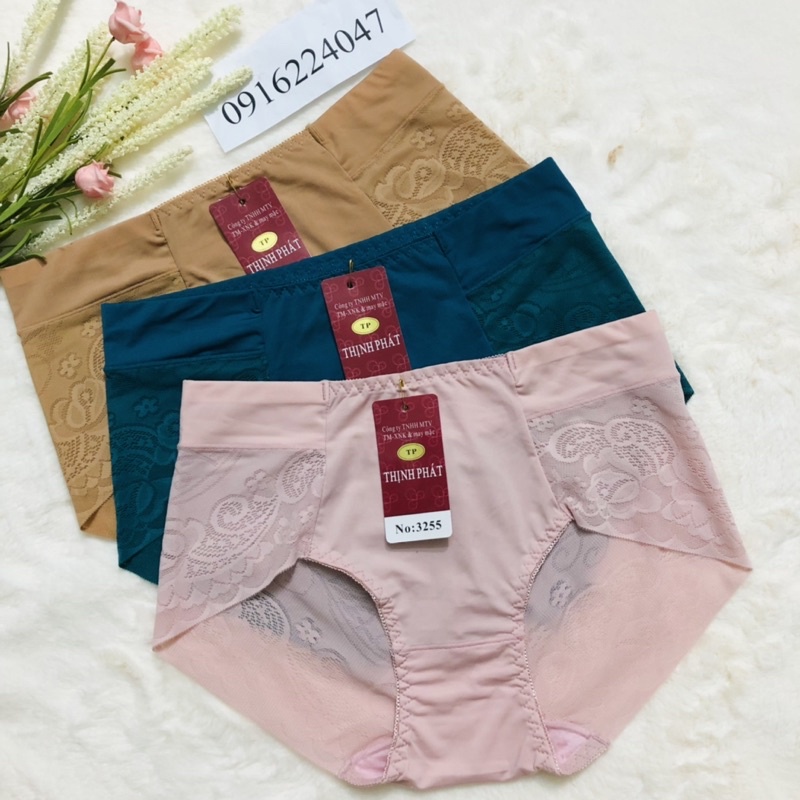 Set 5 Quần lót nữ Thịnh phát lưng cao, quần chíp nữ gen nhẹ cao cấp