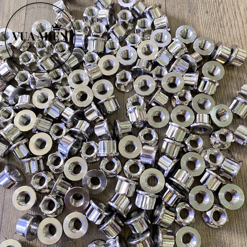 Tán 8li đầu hở inox 304 cho các dòng xe