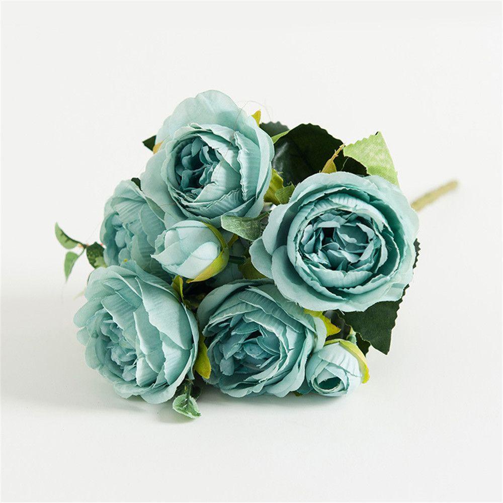 KUNHEV Hoa Mẫu Đơn Giả Bằng Lụa Trang Trí Mới