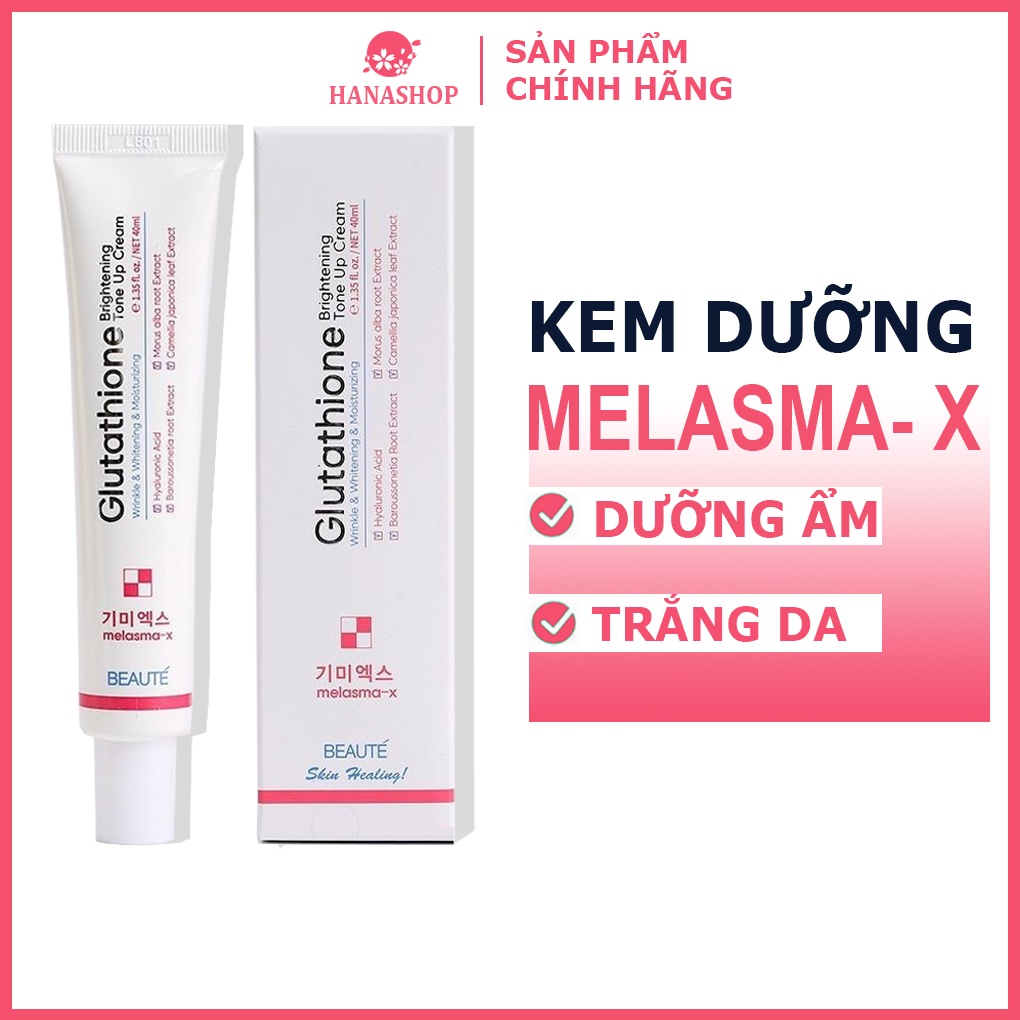 Kem Dưỡng Trắng Da Melasma-X 3D Glutathione Tone Up Cream