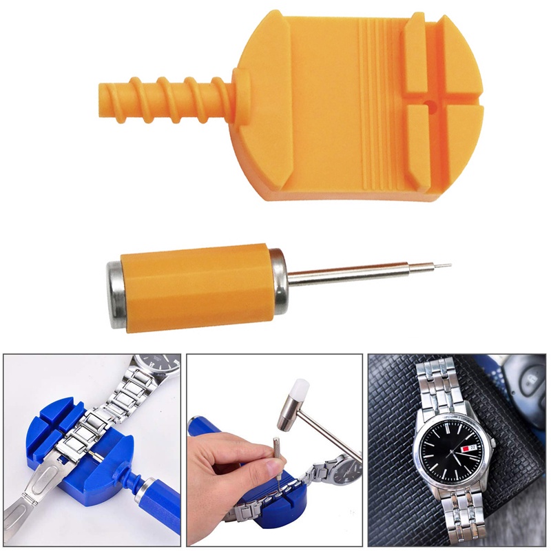 Dụng Cụ Tháo Mắt Xích Đồng Hồ Đeo Tay Dành Cho Nam Và Nữ Watch Band Link Adjust Slit Strap Bracelet Chain Pin Remover Adjuster Repair Tool Kit For Men/Women Watch