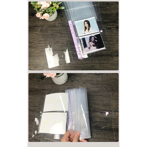 Sheet A5 đựng card kpop bìa 6 còng