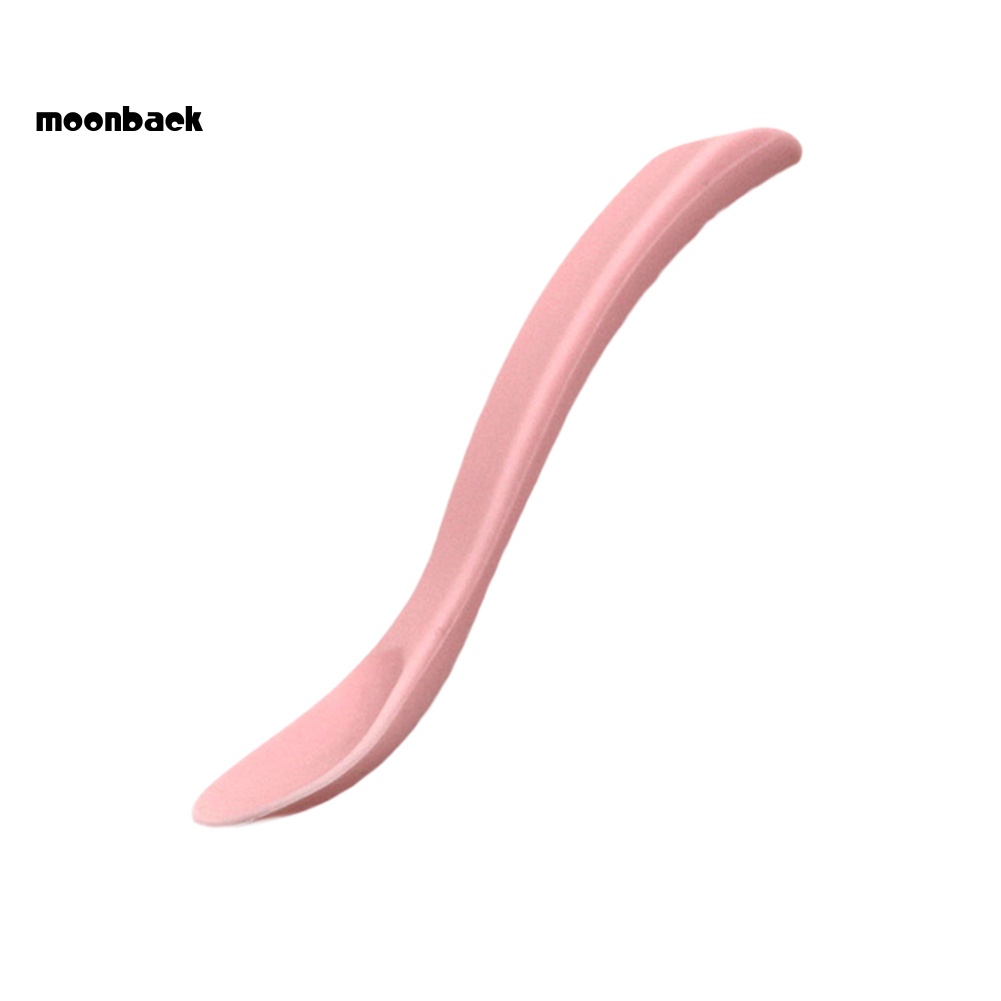 Muỗng Ăn Dặm Bằng Silicon Mềm Màu Trơn Cho Bé