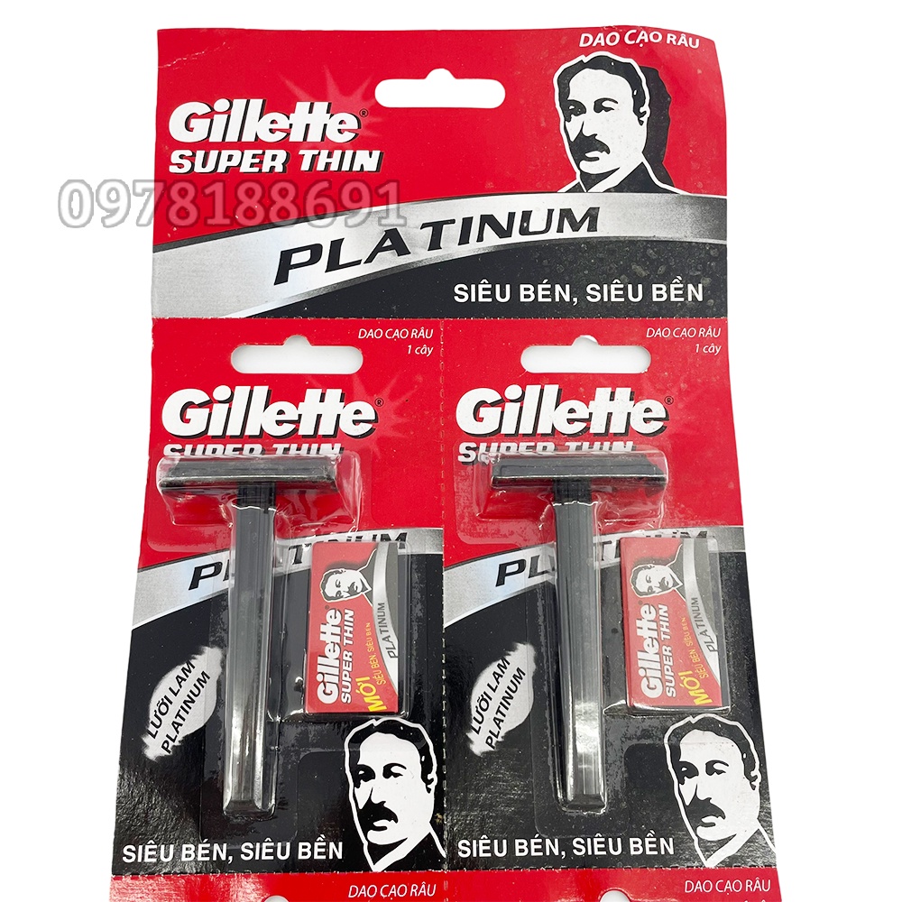 Dao Cạo Râu Du Lịch Gillette Lưỡi Kép, Cạo Sạch, Sát Chân