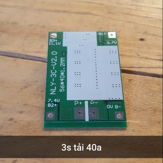 Mạch Bảo Vệ Pin -- 12.6v 40A