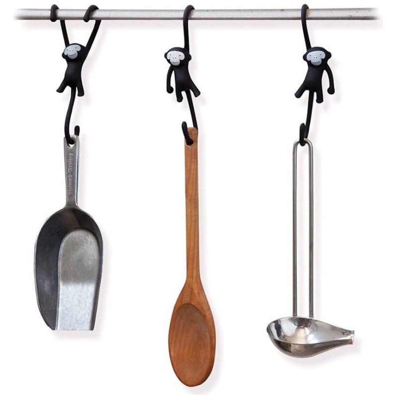 Móc Treo Dụng Cụ Nhà Bếp Hình Khỉ Dễ Thương