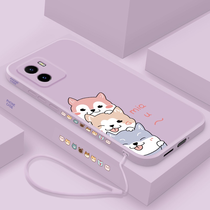 Ốp Điện Thoại Silicon Mềm Họa Tiết Hoạt Hình Dễ Thương Cho vivo y15a y15s