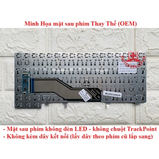 Bàn Phím Laptop Dell Latitude E6320 E6320 E6420 E6430 E6440 E5420 E5430 có đèn led NEW 100%