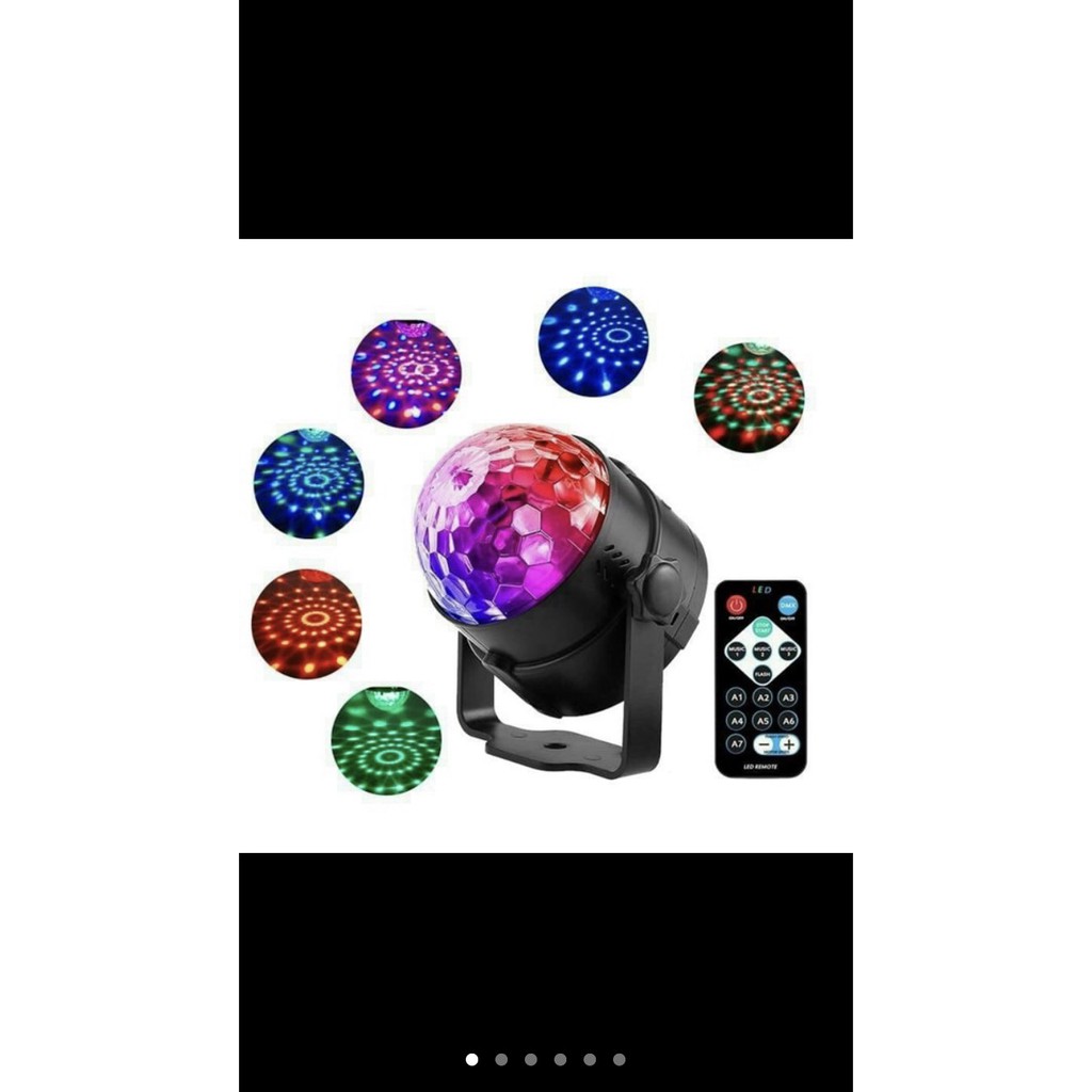 Đèn LED Vũ Trường Xoay 7 Màu Cảm Ứng Theo Nhạc Mẫu Mới 2020 💥SIÊU HOT💥