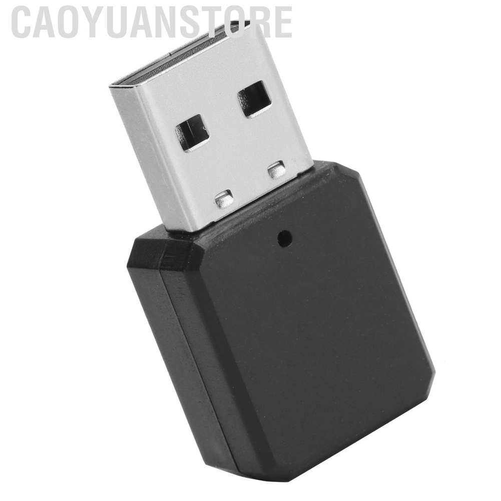 Caoyuanstore Bluetooth 5.1 USB Transmitter Adapter Wireless Audio Receiver with 3.5mm AUX Cable