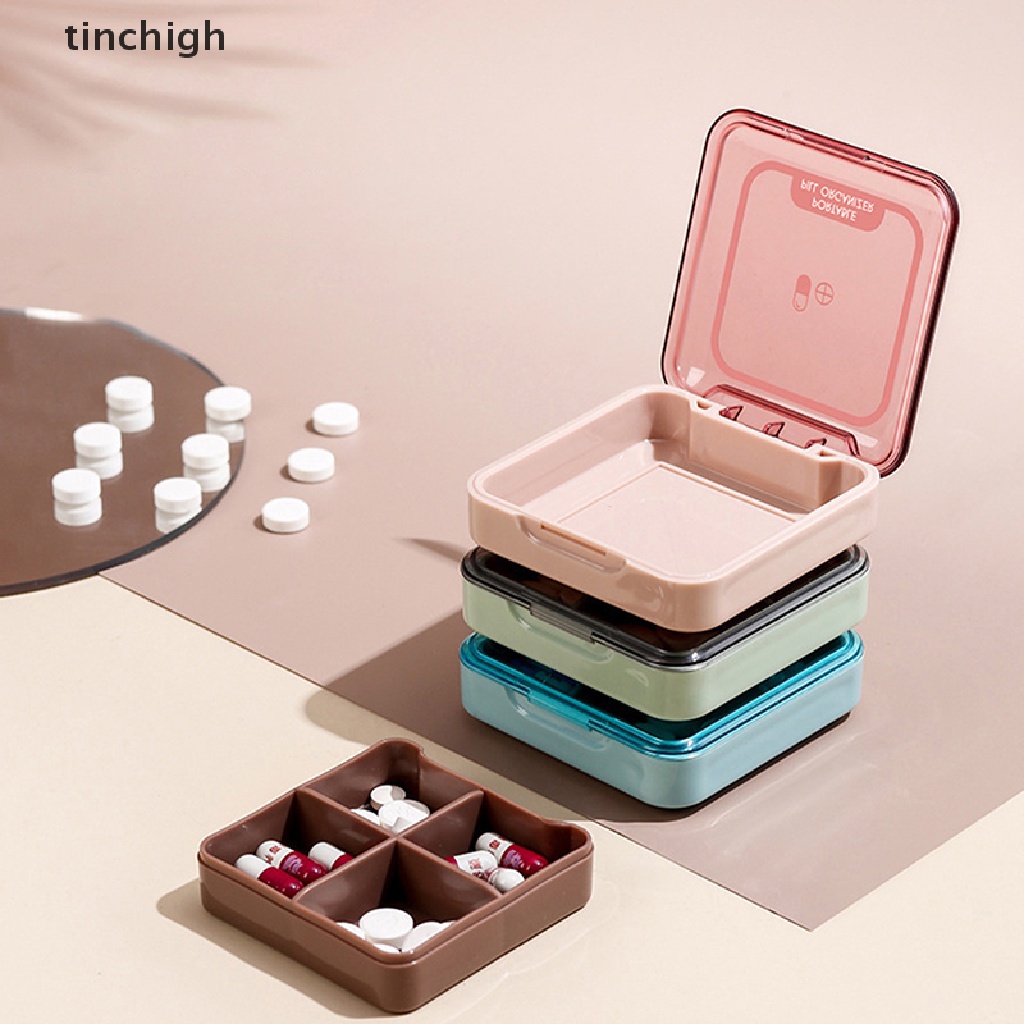 Hộp Đựng Thuốc Mini Bằng Nhựa Tiện Dụng Mang Theo Du Lịch Một Tuần