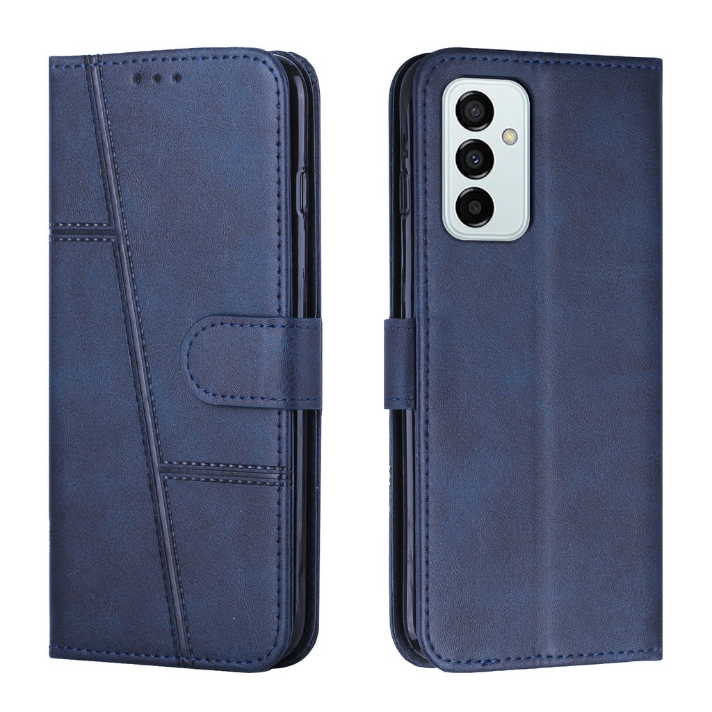 Bao Da Điện Thoại Mềm Nắp Gập Dạng Ví Có Ngăn Đựng Thẻ Cho Samsung Galaxy A03 Core M23 M32 M33 M53 5G M32 4G A22 A32 4G 5G