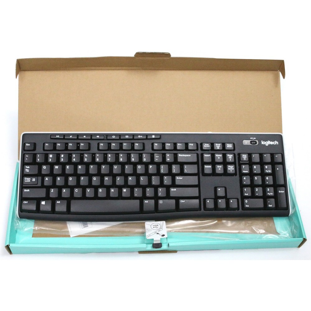 Hàng Chính Hãng-Bàn phím không dây Logitech K270-Hàng chính hãng - Bảo hành 12 tháng 1 đổi 1