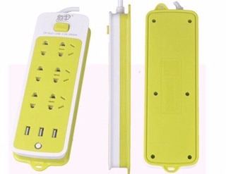 Ổ cắm điện 6 phích cắm 3 cổng USB