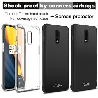IMAK Airbag Shockproof Case for Oneplus 7 Pro Clear Soft TPU Case Cover for Oneplus7 Cover