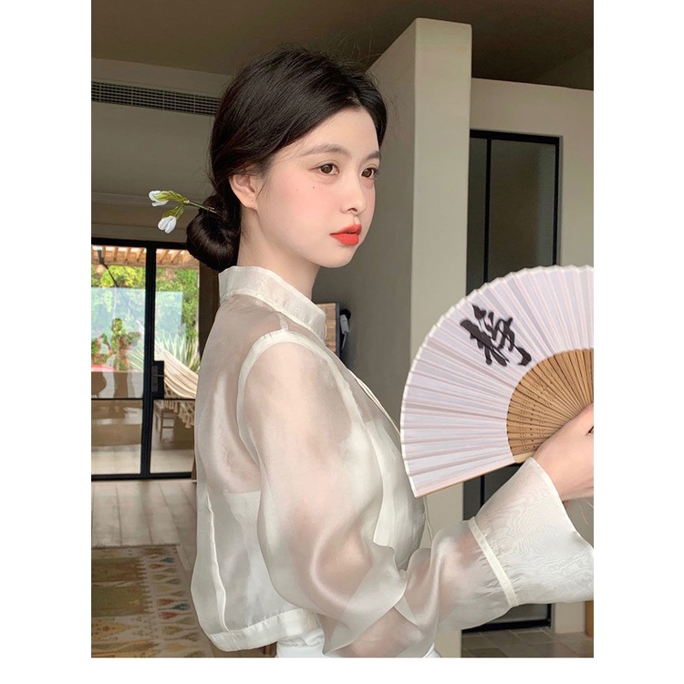 Retro Chinese style dress Xiaxin Chinese satin halter dress two sets of new products for women in 2022