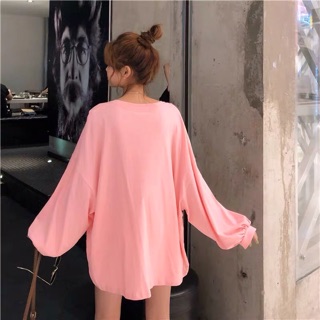 Áo thun dài tay kiểu oversize