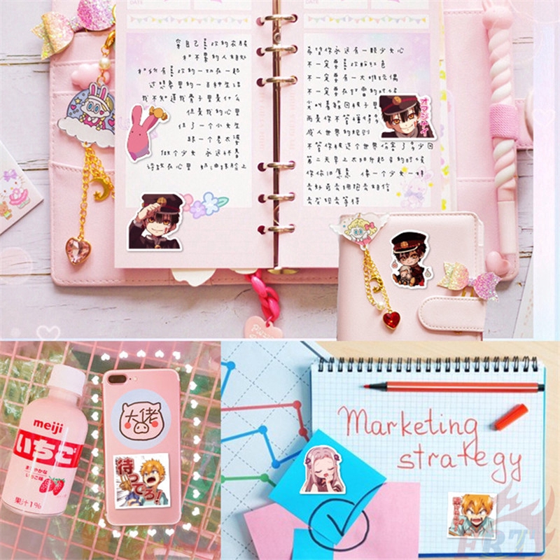 ❉ Toilet-bound Hanako-kun - Anime Stickers ❉ 40Pcs/Set DIY Decals Stickers for Album Diary Laptop Scrapbooks Skateboard