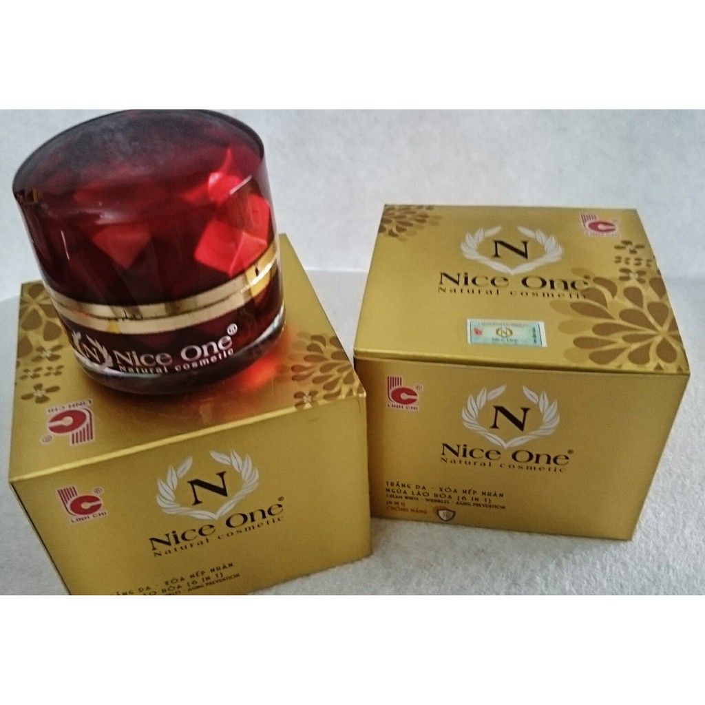 Kem Trắng Da - Xóa Nếp Nhăn - Ngừa Lão Hóa 6 in 1 Nice One - 28g