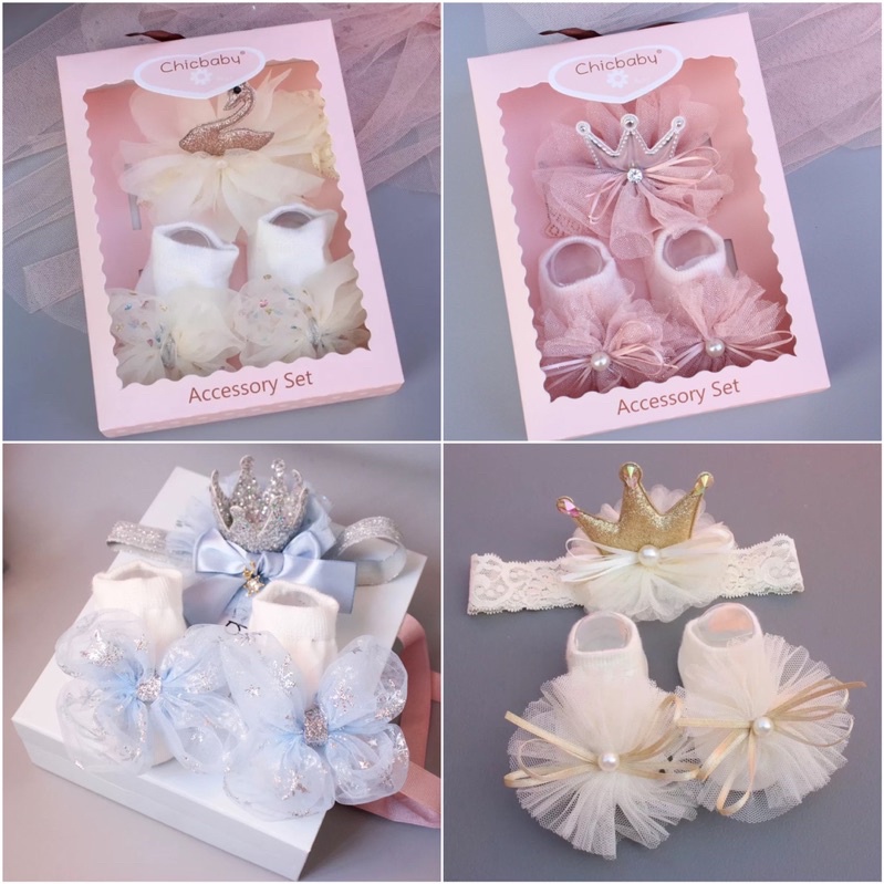 Set băng đô Chicbaby cho bé mẫu mới xịn sò